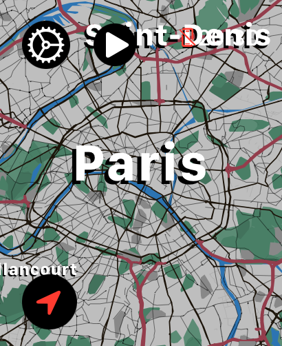 LilyMaps offline map test on Apple Watch