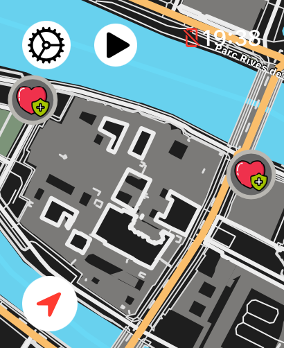 Street detail in Lily Carto on Apple Watch