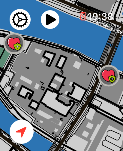 Street detail in Lily Classic on Apple Watch