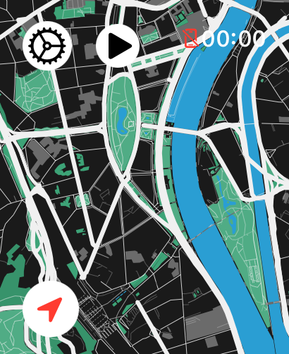 City overview in Lily Sport on Apple Watch